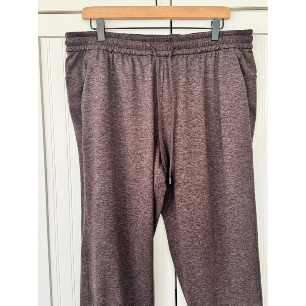 lululemon athletica Brown Heather Women's Drawstring Jogger Pants - Size 14